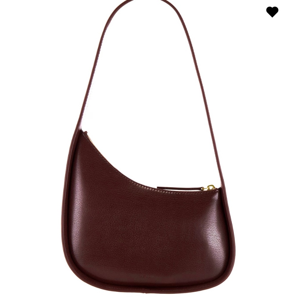 The Row Half Moon Bag - Raisin color